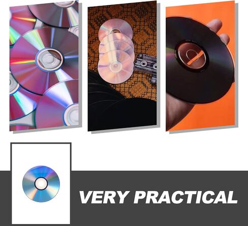 High-Capacity Blank Writable Discs for Music and Data Recording, Versatile Use Plastic Material, Ample Space for Digital Audio and Compact Disc Blank Applications in Saudi Arabia