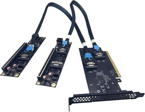 توفر بطاقة توسيع SCSI PCIe محول SFF 8654 8i إلى SAS4.0 بسرعة 24 جيجابايت/ثانية لتخزين الأعمال الذي يحتاج إلى مجموعة توسيع تخزين المضيف in Saudi Arabia