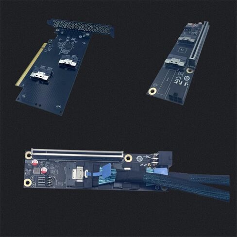 توفر بطاقة توسيع SCSI PCIe محول SFF 8654 8i إلى SAS4.0 بسرعة 24 جيجابايت/ثانية لتخزين الأعمال الذي يحتاج إلى مجموعة توسيع تخزين المضيف in Saudi Arabia