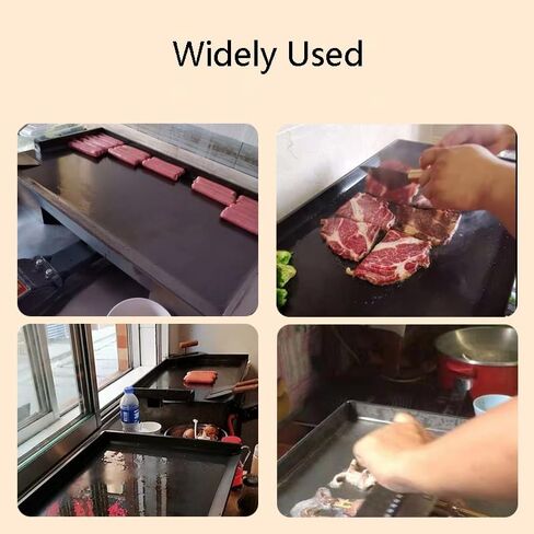 Teppanyaki Equipment, Commercial Teppanyaki Grill Pan, Even Heating, Overall Folding, Thickness 8Mm, Oil Outlet, Gas Stove,60Cm in Kuwait