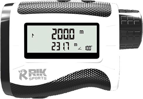 Golf Rangefinder with Slope Switch and LCD Display, 1500 Yard Laser Range Finder, 7X Magnification, Rechargeable Battery, Flag Lock, High Accuracy, IP54 Waterproof for Golf & Hunting. in Saudi Arabia