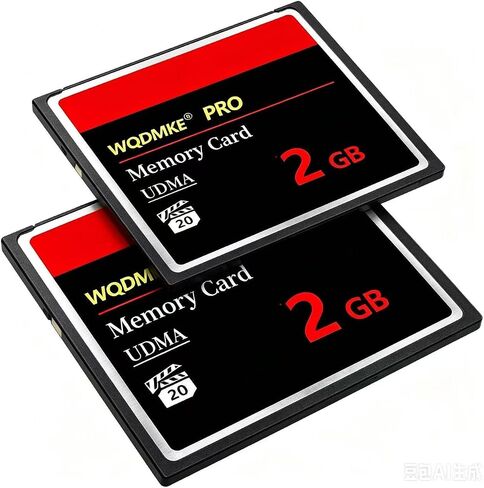 2 Pack 2GB CF Memory Card High Performance Industrial CF Type I Card for Industrial Equipment and Vintage Digital Cameras in Kuwait