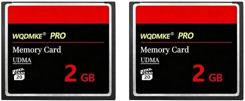 2 Pack 2GB CF Memory Card High Performance Industrial CF Type I Card for Industrial Equipment and Vintage Digital Cameras in Kuwait