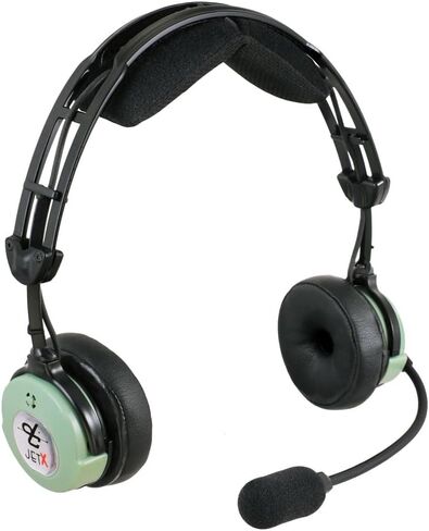 David Clark JET-X ANR Dual-Plug Aviation Headset: 4.5 oz Ultra-Light ENC 43107G-01 in Saudi Arabia
