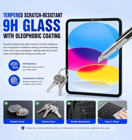 for iPad 10th Generation (10 Gen) /11th A16 Screen Repair Replacement Kit in Saudi Arabia