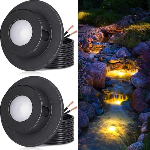 SUNVIE 3W Pond Lights LED Underwater 3000K Low Voltage Pond Light, 1PCS in Saudi Arabia