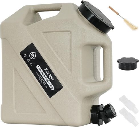3.2 Gallon Camping Water Container with Spigot,Camping Water Jug,Grey in Saudi Arabia