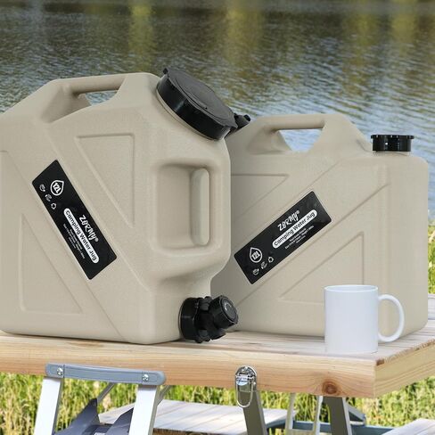 3.2 Gallon Camping Water Container with Spigot,Camping Water Jug,Grey in Saudi Arabia