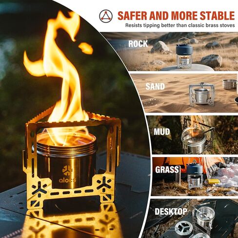 ALOCS 2250W Alcohol Stove Set with Foldable Stand Camping Stove in Kuwait