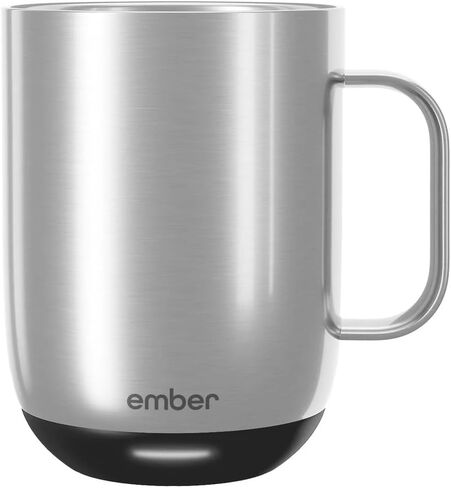 Ember Temperature Control Smart Mug 2, 14 Oz, App-Controlled Heated Coffee Mug with 80 Min Battery Life and Improved Design, White in Saudi Arabia