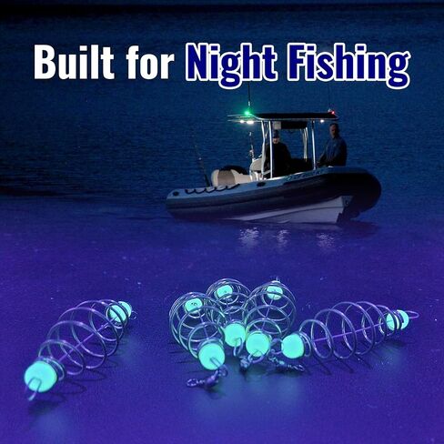 30PCS Fishing Bait Cage Spring Feeder Groundbait Feeder Rig Kit in Saudi Arabia