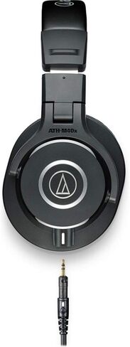 Audio-Technica ATH-M40x Professional Studio Monitor Headphone, Black, with Cutting Edge Engineering, 90 Degree Swiveling Earcups, Pro-Grade Earpads/Headband, Detachable Cables Included in Saudi Arabia