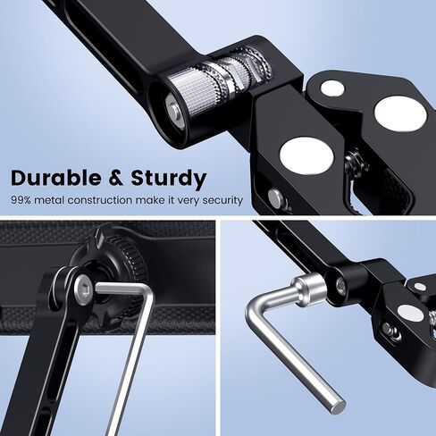 CreaDream iPad Holder for Mic Stand, Aluminum Tablet Holder for Mic Music in Saudi Arabia
