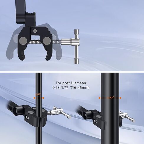 CreaDream iPad Holder for Mic Stand, Aluminum Tablet Holder for Mic Music in Saudi Arabia