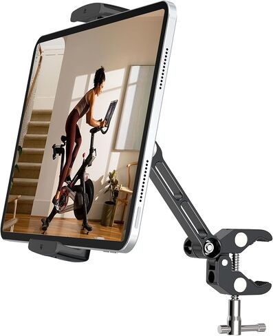 Aluminium Tablet Mount Clamp for Spin Bike, Stationary Bicycle, Treadmill in Saudi Arabia
