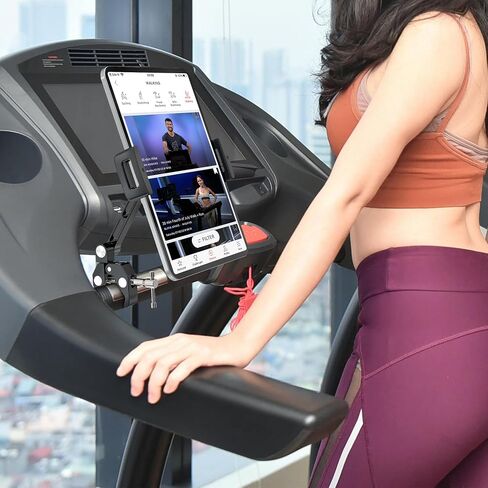 Aluminium Tablet Mount Clamp for Spin Bike, Stationary Bicycle, Treadmill in Saudi Arabia