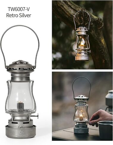 Thous Winds Kerosene Oil Lantern, Waterproof Vintage Lantern with Carry Handle, Include Lantern Wicks in Kuwait