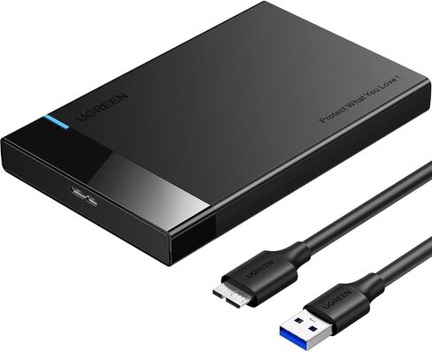UGREEN 2.5" Hard Drive Enclosure USB 3.0 to SATA III Adapter,5Gbps in Kuwait