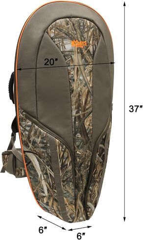 MYDAYS Soft Crossbow Case, 36" Crossbows Backpack, Soft Shell Padded Archery Gear Bag, Water Resistant Narrow Archery Bow Carrier Bag for Outdoor Hunting Shooting in Saudi Arabia