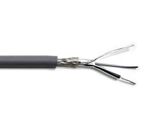 20AWG 1Pr RS-485 Shielded Cable, 120 Ohm, AWM 2919 Gray 100FT in Saudi Arabia