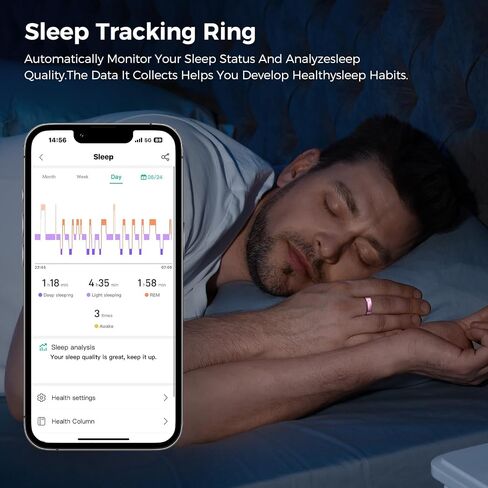 Smart Ring for Women & Men, Health Tracker Ring, Fitness Tracker Ring in Kuwait