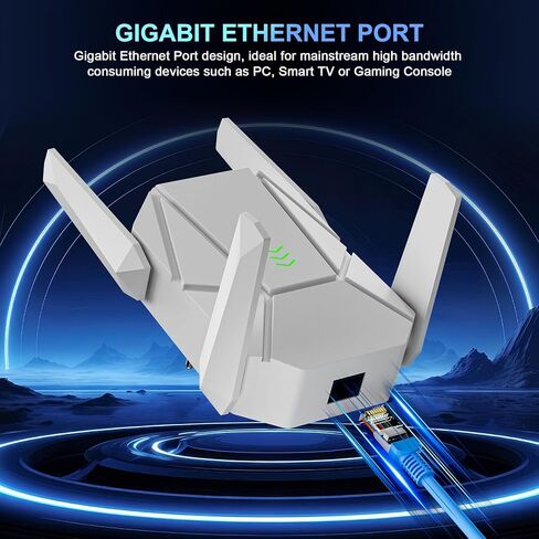 Nonser WiFi Extender, 2026 20X WiFi 6 Booster AX1800 in Saudi Arabia