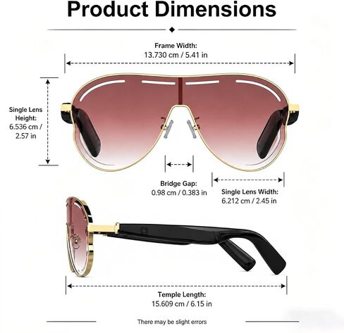 Bluetooth 5.4 Smart Glasses for Women and Men, Open-Ear Audio in Saudi Arabia