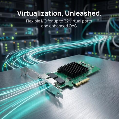 بطاقة واجهة شبكة جيجابت مزدوجة مع شريحة Intel I350، وبطاقة شبكة 1 جيجا بايت مقارنة ببطاقة واجهة الشبكة Intel I350-T2، ومنفذين RJ45، وPCI Express 2.1 X4، وبطاقة إيثرنت ذات ملف تعريف منخفض لنظام التشغيل Windows/Windows Server/Linux in Kuwait