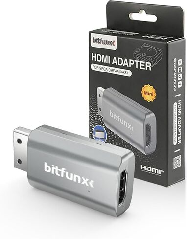 BITFUNX Dreamcast HDMI™ Adapter, for Dreamcast Console All Version (Mini) in Saudi Arabia