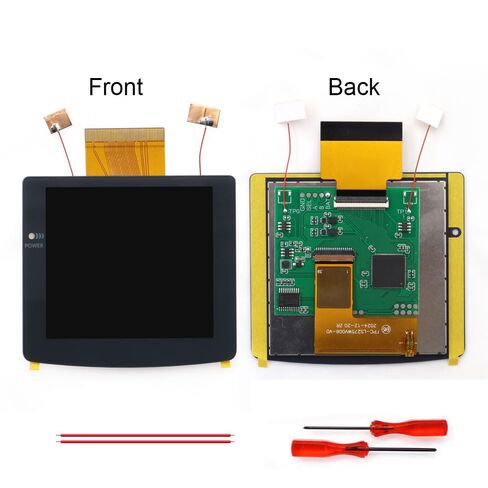 HISPEEDIDO 2.8" Laminated IPS LCD For GBC 480x432 Integer Scaling Backlight Screen OSD KIT Need Trim Original Shell in Saudi Arabia