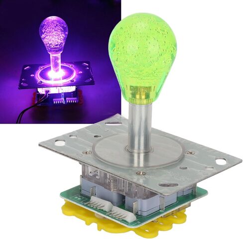 Colorful Illuminated Joystick Kit with Automatic Lighting for Game Consoles Plastic 1 Unit in Kuwait