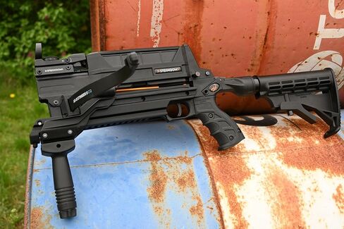 Pump Action System for AR-Series Crossbows by Steambow Inc in Saudi Arabia