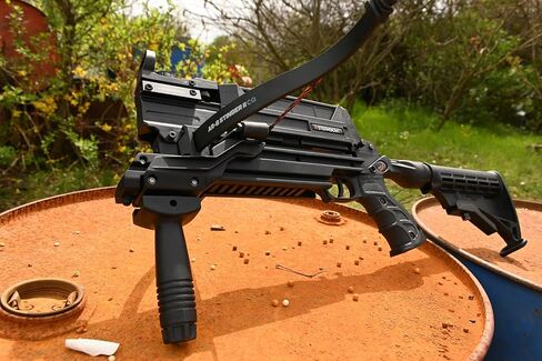 Pump Action System for AR-Series Crossbows by Steambow Inc in Saudi Arabia