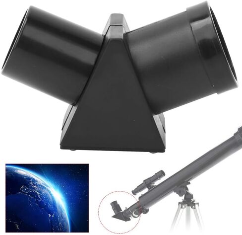 45 Degree High Transparency Diagonal Mirror for Clear Viewing Applicable with Refracting Astronomical Telescope Transparent Optical Glass Black in Saudi Arabia