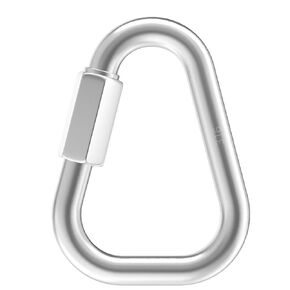 1.9 Inch Delta Quick Links 3/16 Inch 316 Stainless Steel Triangle Locking Quick Connector, M5 Quick Link Chain Heavy Duty Chain Connector - 4 Pack, 700lbs Capacity