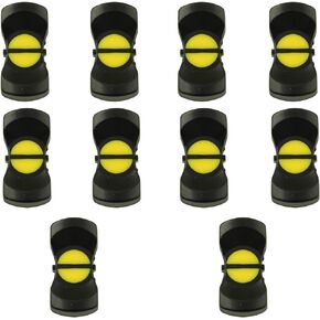 LQ Industrial 10PCS 12MMx24MMx8.5MM Touch Sensitive Slider Insert Shaft Straight Slide Potentiometer Push Pull Cap for Guitar Straight Slide Potentiometer and Tuner