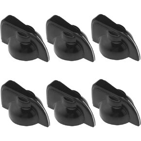 6PCS Electric Guitar Chicken Head Knob Covers Potentiometer Knob Cap Guitar Pedal Knob Guitar Accessories Plastic Chicken Head Knob, Beige