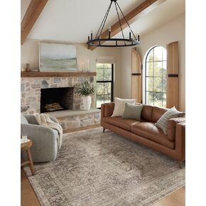 Loloi Magnolia Home by Joanna Gaines x Millie Silver/Dove 7'-10" x 10' Area Rug