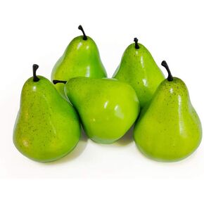 5 قطع من لوريجن كمثرى صناعية من الكمثرى الصناعية لدعائم الصور لتزيين المنزل (أصفر) in Kuwait