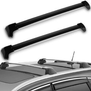 ECCPP Roof Top Cross Bar Set Roof Rack Luggage Cargo Carrier Rails Fit for Honda CR-V 2012-2016,Aluminum