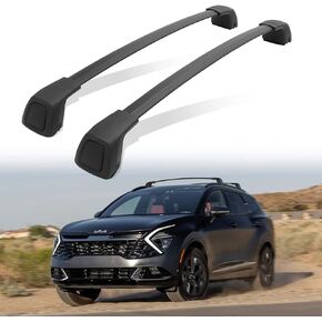 Upgraded Lockable Cross Bar Fit for 2023 2024 KIA Sportage SX & SX Prestige Anti-Theft Roof Rack Rail Crossbars Luggage Rack Cargo Bar