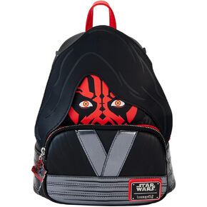 Loungefly Star Wars The Phantom Menace 25th Anniversary Darth Maul Glow Cosplay Mini Backpack