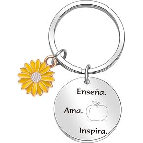 Teacher Keyring Teacher Gifts For Women Gifts For Teacher Gifts First Day Of School Keychain