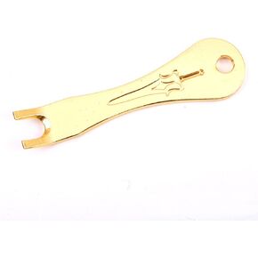 Zittop Acoustic Guitar Bridge Pins Puller Peg Remover - Strings Change - Multifunction Guitar Peg Puller Bridge Pin Remover Extractor Removal Metal Handy Tool Kit Accessories (Golden)