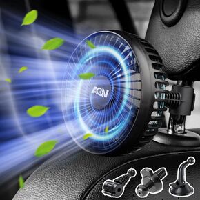 مروحة سيارة، مروحة مقعد سيارة USB للمقعد الخلفي للأطفال وركاب الحيوانات الأليفة، 3 سرعات، مشبك قابل للدوران 360 درجة مروحة تبريد السيارة، مروحة قوية لتدوير الهواء الخلفي للمركبات والشاحنات والشاحنات وسيارات الدفع الرباعي والمركبات الترفيهية والقوارب in Kuwait