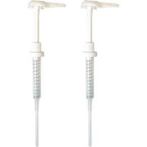 Speak Naturals Pump Dispenser for 1 Gallon Bottles, 1 oz (30cc) Dispensed per Pump, 11 inch Tube, 38/400 Neck Size (2 Pack)