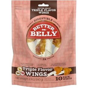Better Belly Triple Flavor Wings 6-24 10 ct (4.9 oz / 140 g)