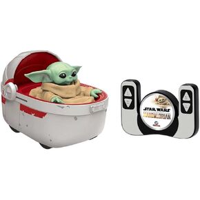 Jam'n Products Inc. Star Wars The Mandalorian & Baby Yoda Stunt RC Car 2.4 GHz Radio Control Toy for Kids Boys and Girls (Grogu)