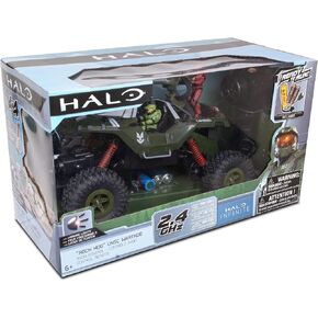 NKOK Halo Infinite RC: UNSC Warthog Rock Hog - Rock Climber, Master Chief & Spartan, 2.4 GHz Radio Control Vehicle