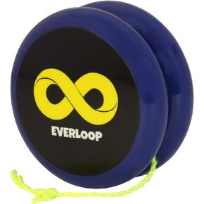 Blue Everloop Professional Looping 2A Trick Yoyo with Ball Bearing Long Spin Axle and Extra String